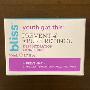 Bliss Youth Got This Prevent-4 + Pure Retinol Deep Hydration Moisturizer